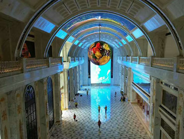 美国-塞班LED球形雕塑