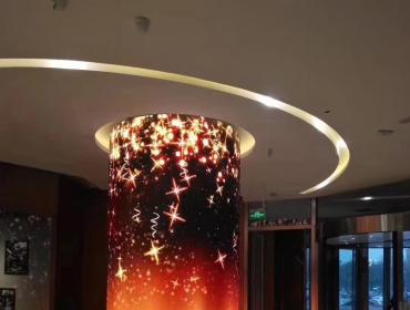 山东德州群光汇 圆柱屏